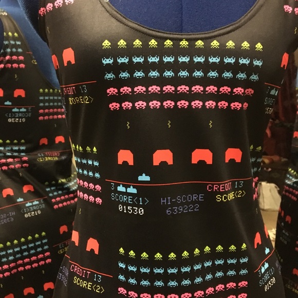 Blackmilk Space Invaders Body Con dress - Picture 2 of 4
